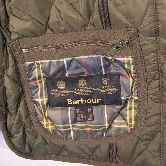 Barbour Women's Tartan Betty Liner - Classic Tartan Plaid Vest US Size 8 - Picture 4 of 5